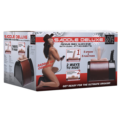 Saddle Deluxe - Machine de Plaisir avec Double Accessoires