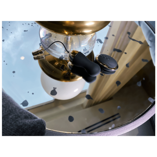 Proserpina - Vibromasseur Œuf Bullet Noir et Boules Ben Wa avec Télécommande